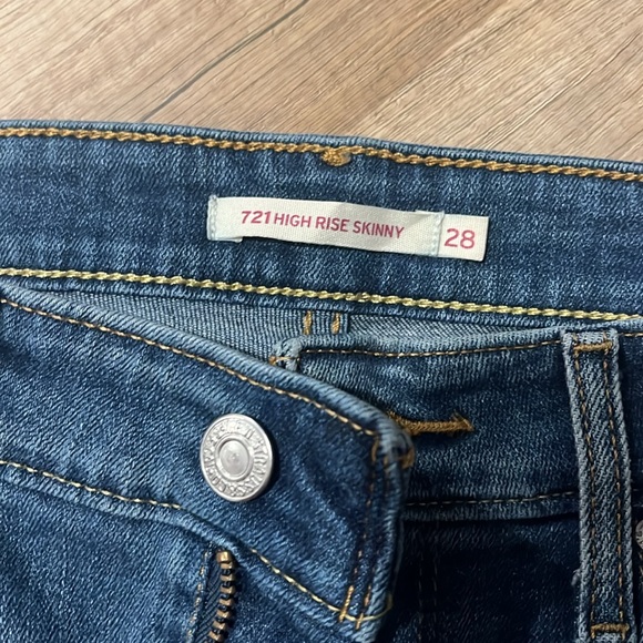 Levi’s 721 high rise skinny 28 L30 - Picture 3 of 5